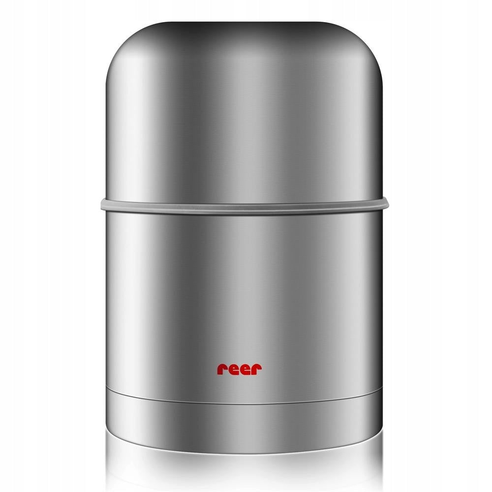 REER 90430 termos ze stali nierdzewnej 350 ml, srebrny termos na napoje i żywność, używany