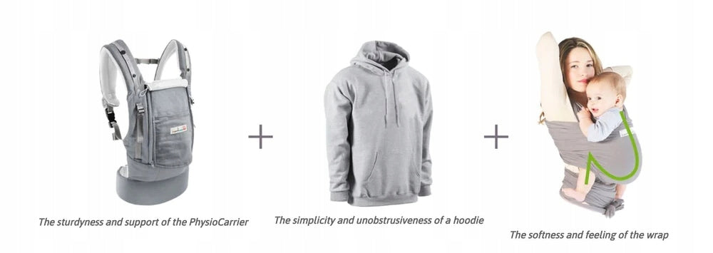 LOVE RADIUS ergonomic baby carrier with hood HOODIE CARRIER