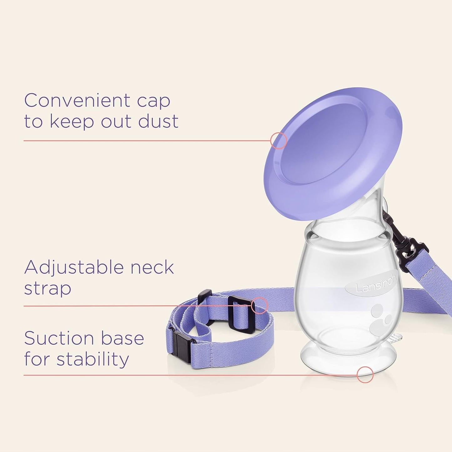 LANSINOH colector din silicon