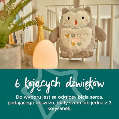 TOMMEE TIPPEE Κουκουβάγια Ollie ΧΑΔΕΥΤΟ ΠΑΙΧΝΙΔΙ ήχοι χωρίς φως