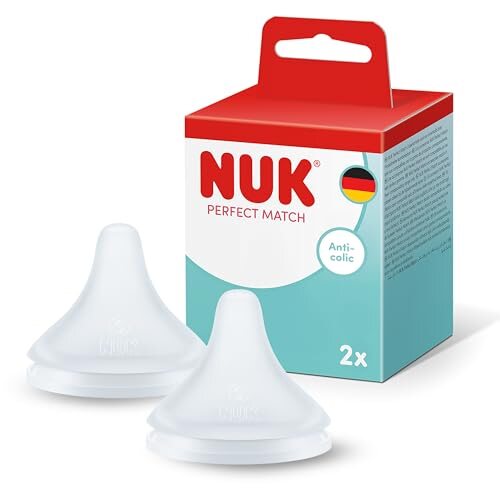 NUK Perfect Match cumisüveg-cumik, M, 2 db, 6 hónapos kortól