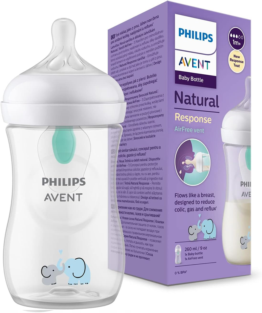 PHILIPS AVENT Natural RESPONSE butelka 260 ml 1msc+ AIR FREE VENT