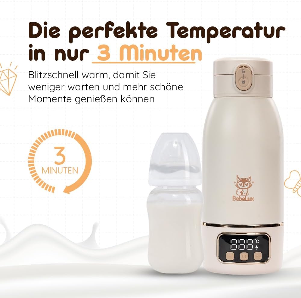 BEBELUX BebeWarm utazó USB-s melegítő 3'