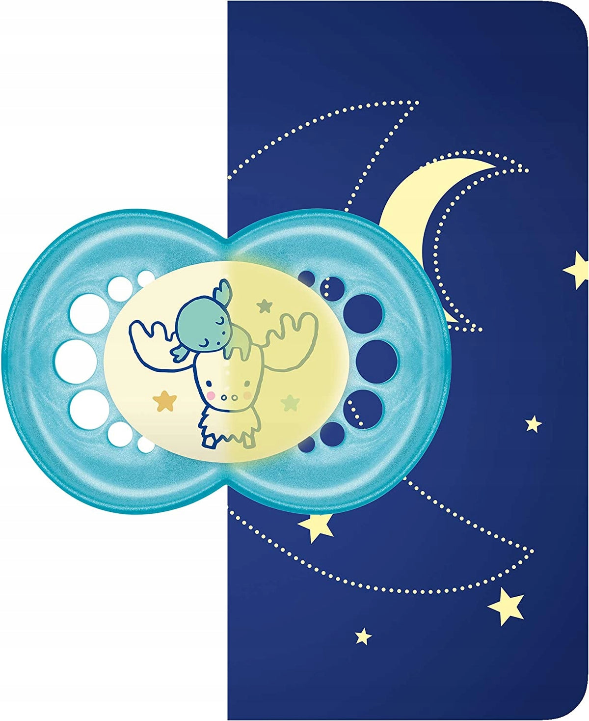 MAM PERFECT NIGHT πιπίλα καταπράυνσης x2 0-6m + κουτί