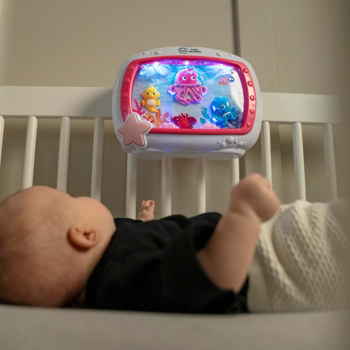 BABY EINSTEIN Θαλάσσια Όνειρα μουσικό κουτί με φώτα + τηλεχειριστήριο, 22 x 29 cm