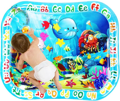 GARNHLOB water mat for tummy time, 75 x 95 cm, SEA CREATURES