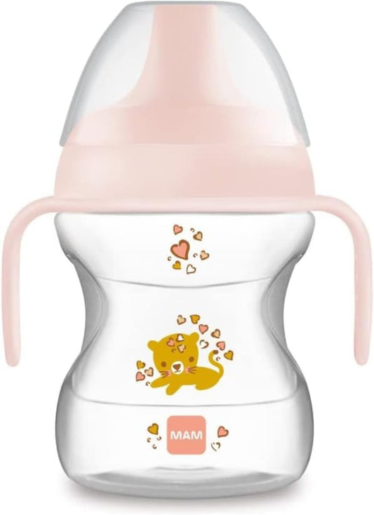 MAM Learn To Drink Cup anti-lekbeker met drinktuit 190 ml 6 m+ KAT