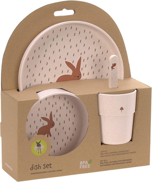 LASSIG súprava riadu bez melamínu Little Forest Rabbit