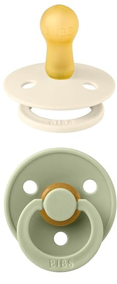 BIBS COLOUR sucettes apaisantes 2-pack caoutchouc 0-6 mois
