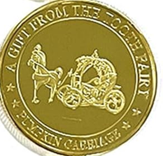 BRADOC Νεράιδα των Δοντιών κέρμα 4 cm ΚΟΛΟΚΥΘΟΚΑΡΟΤΣΑ