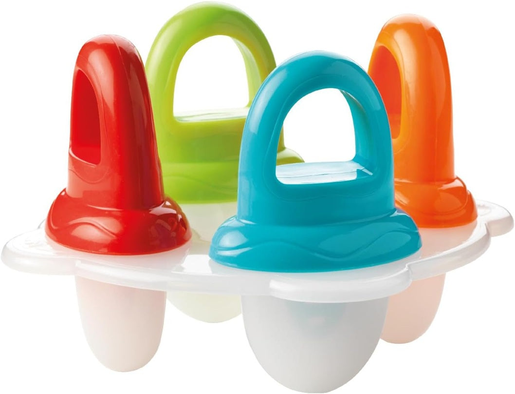 NUBY forma do lodów w kształcie smoczka 4 sztuki + taca do zamrażania