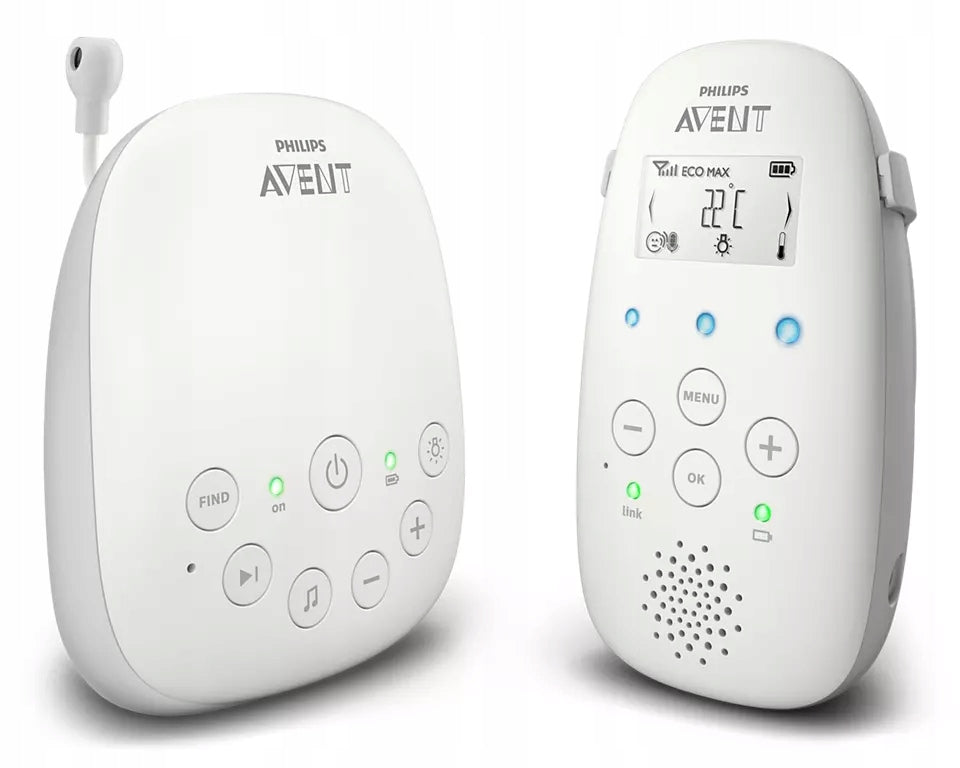 PHILIPS AVENT SCD713/26 ψηφιακός βρεφικός ενδοεπικοινωνιακός ήχος DECT Smart ECO