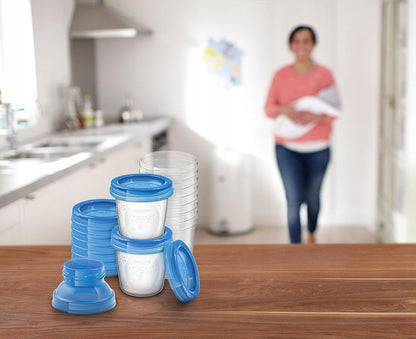 PHILIPS AVENT recipiente pentru alimente x10 +adaptoare