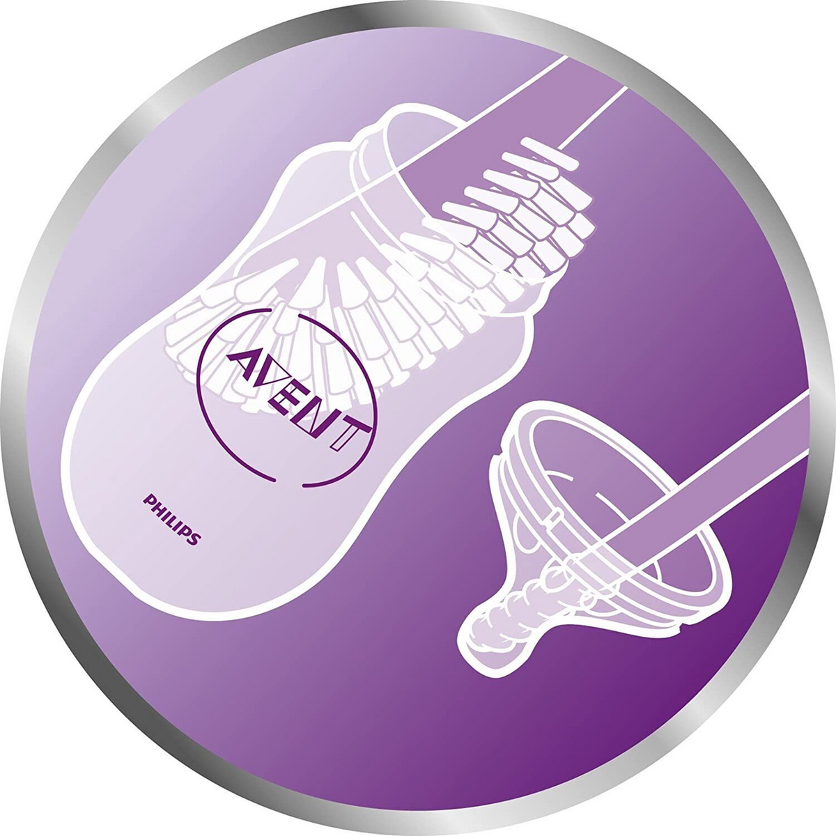 PHILIPS AVENT SCF145/08 bottle and teat cleaning brush + case
