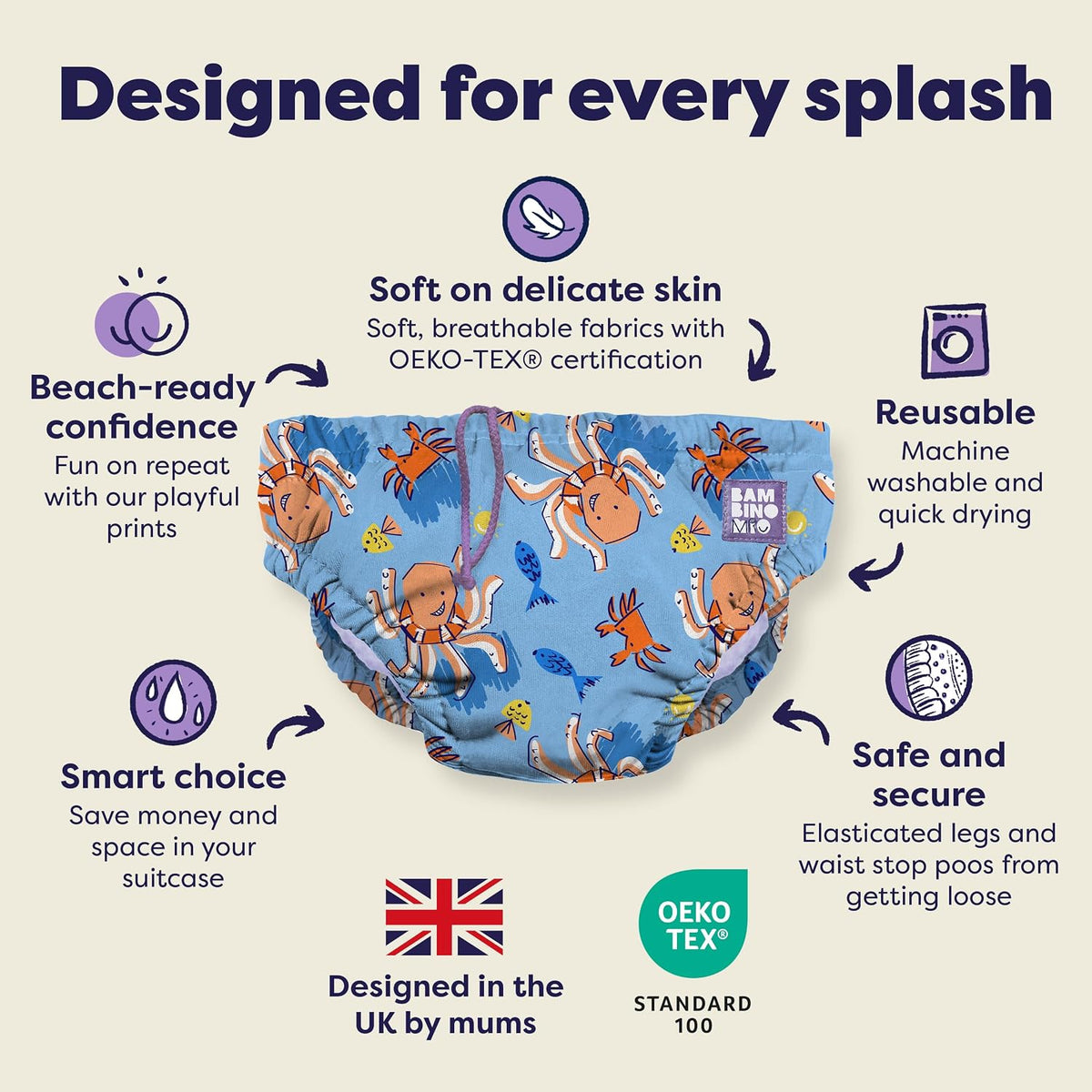 Bambino Mio swim diaper 1-2 years