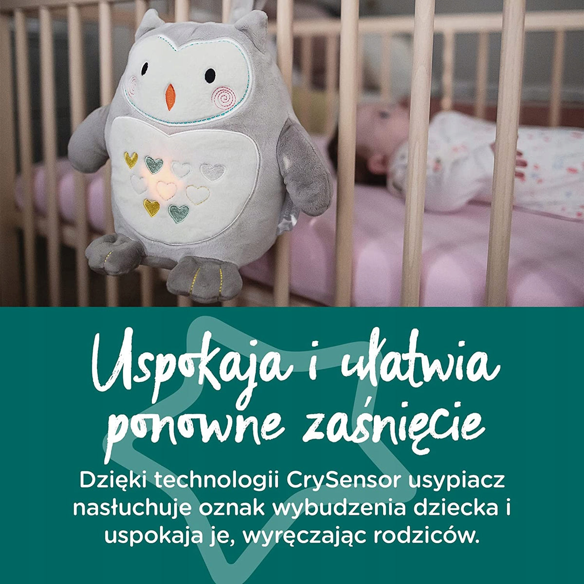 TOMMEE TIPPEE Κουκουβάγια Ollie ΧΑΔΕΥΤΟ ΠΑΙΧΝΙΔΙ ήχοι χωρίς φως
