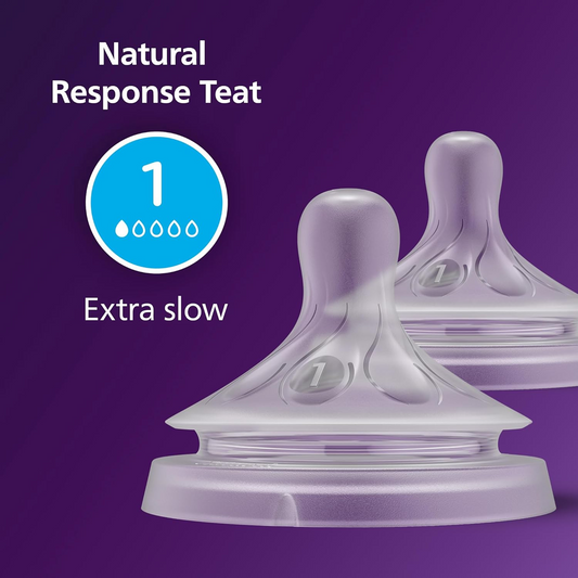PHILIPS AVENT Natural RESPONSE θηλές μπιμπερό 0 μηνών x2 – φωτογραφία προϊόντος 2