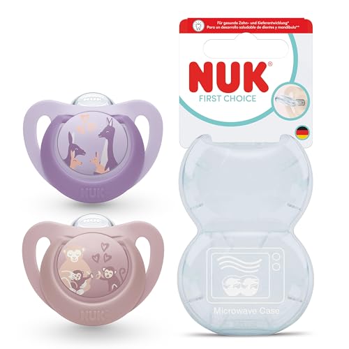 NUK First Choice σιλικονούχα πιπίλα ηρεμίας x2 18-36 μηνών