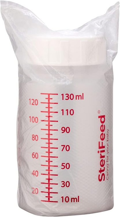 STERIFEED δοχείο για γάλα μπιμπερό 130 ml 1 τεμάχιο