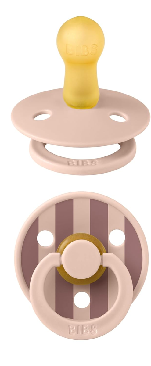 BIBS COLOUR 2 round rubber pacifiers