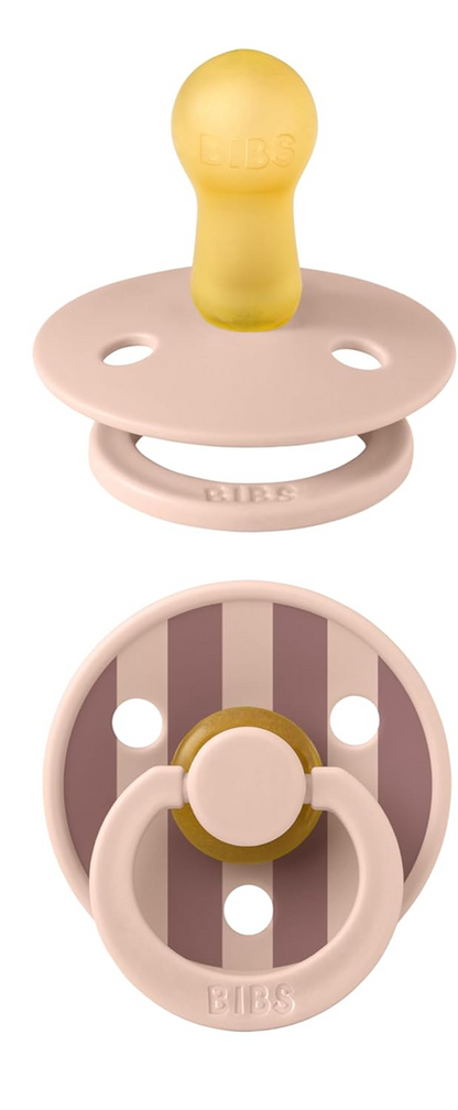 BIBS COLOUR 2 round rubber pacifiers