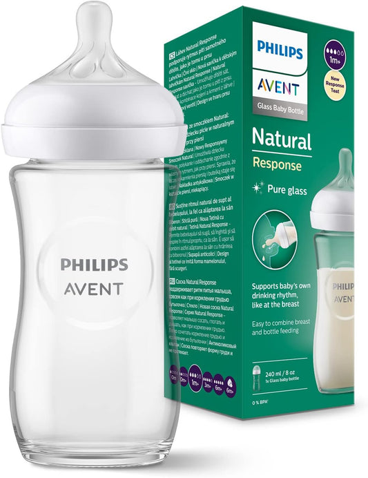 PHILIPS AVENT Natural RESPONSE biberon 240 ml 1m+ VETRO