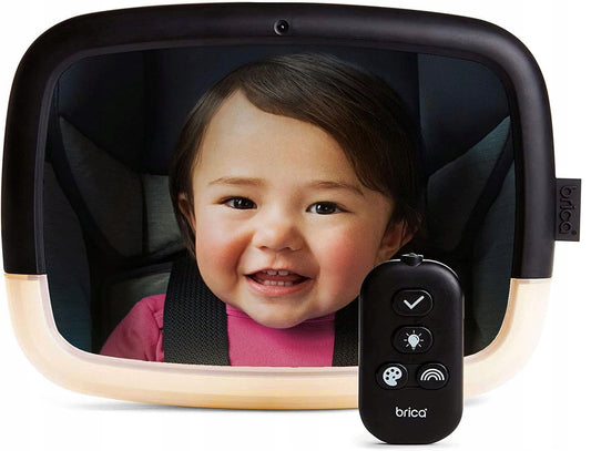 BRICA baby observation mirror LIGHT + REMOTE CONTROL
