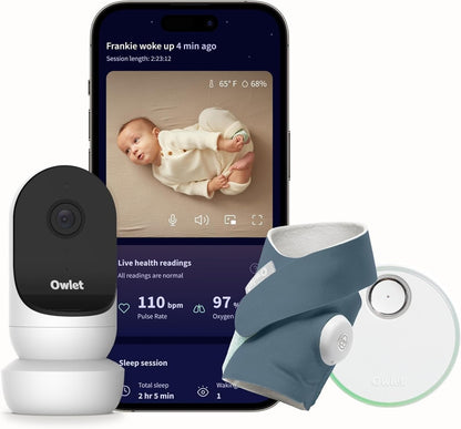 OWLET βρεφική κάμερα Cam 2 + κάλτσες για μέτρηση ζωτικών λειτουργιών Dream Sock