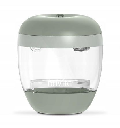 NUVITA MellyPlus 2 podręczny sterylizator UV do smoczków butelek 2 minuty zielony, BPA free