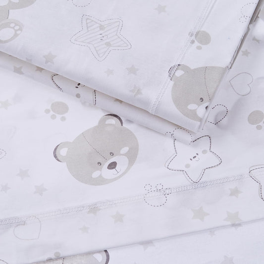 ITALBABY σετ κλινοσκεπασμάτων 3 τεμαχίων 115X175 / 40X60 / 60X130