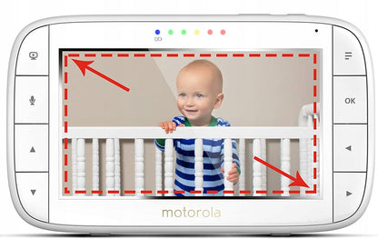 MOTOROLA MBP55 απομακρυσμένα ελεγχόμενη ψηφιακή ηλεκτρονική νταντά 5" FHSS