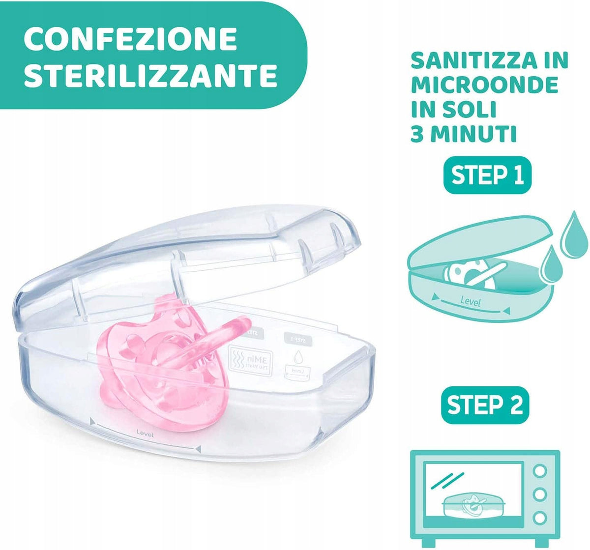 CHICCO PhysioForma DUAL SOFT Πιπίλα 2 τεμ. 2–6 μηνών