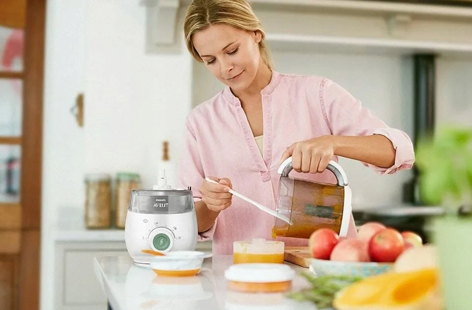 PHILIPS AVENT SCF885/01 4σε1 Ατμομάγειρας Μίξερ Θερμαντήρας Αποψυκτήρας 1000ml