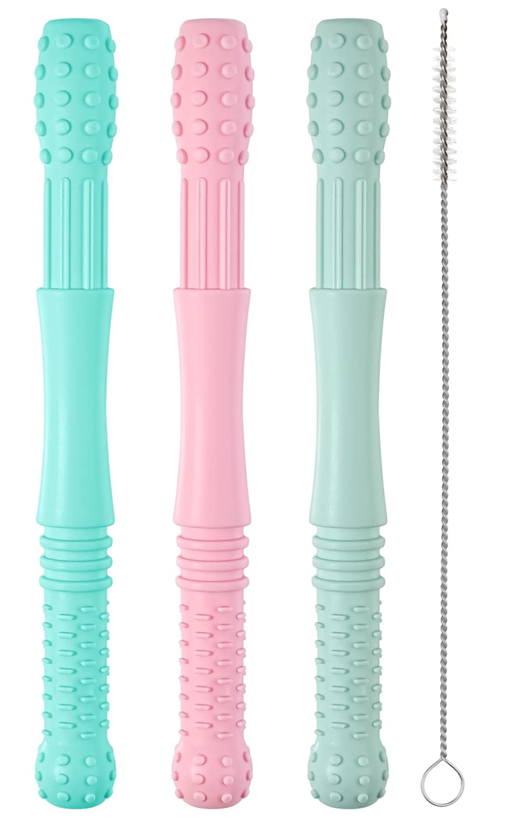 HOPTON teething tubes 3 pieces + brush