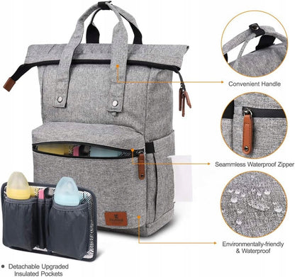 HAFMALL rucsac geantă pentru scutece și accesorii