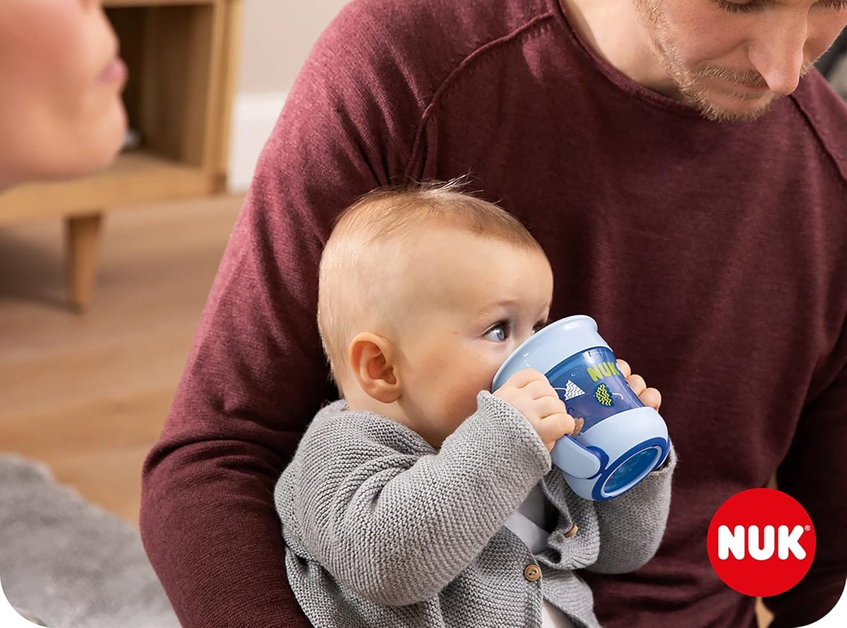 NUK Mini Magic Cup kubek niekapek świecący w ciemności 360° 160 ml 6 m+