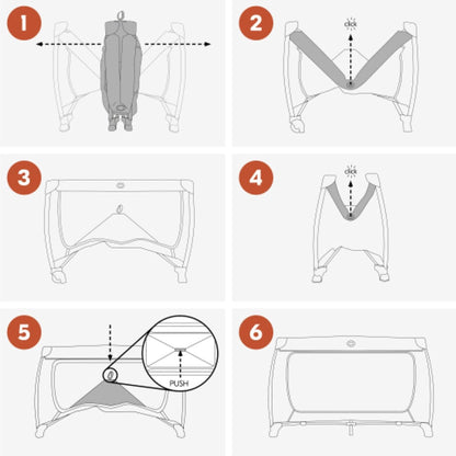 Hauck Dream N Play Plus ταξιδιωτικό κρεβατάκι 120x60 έως 15kg