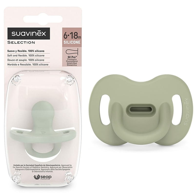 SUAVINEX πιπίλα SELECTION SX PRO σιλικόνης 6-18μ