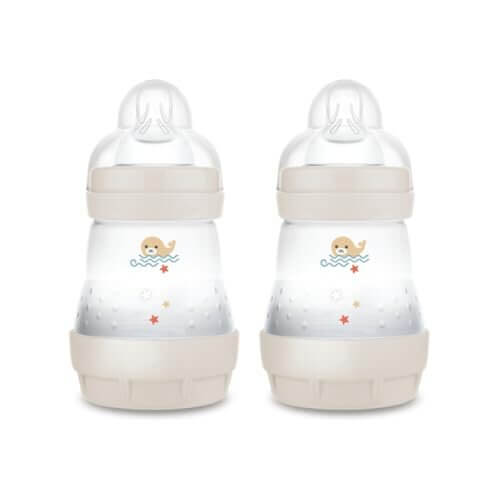 MAM Easy Start butelki antykolkowe 160 ml 2 szt. - zestaw butelek dla niemowląt z systemem odpowietrzającym