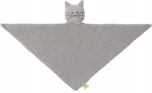 LASSIG Little Chums Strick-Schmusetuch Katze 26 cm