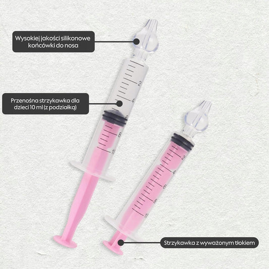 BABY AGE Ρινικός αποφρακτήρας σύριγγας 2 τεμάχια 10 ml