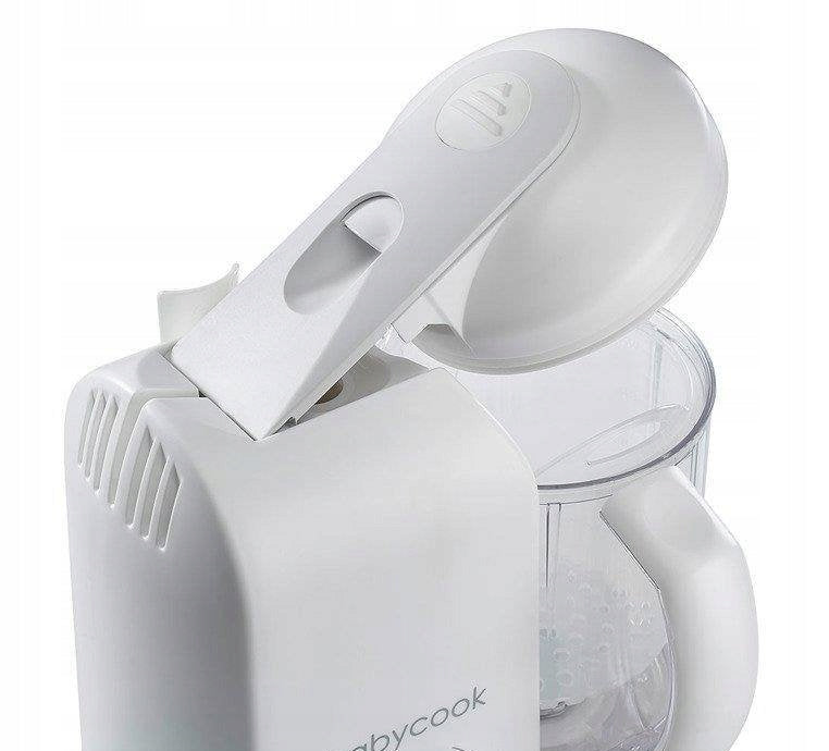 BEABA Babycook ROBOT KUCHENNY 4w1 parowar, mikser biały z dzbankiem 1100 ml i pokrywką