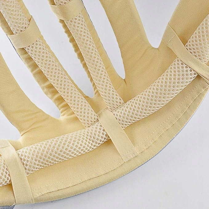 IULONEE Songzhilong kask ochronny dla dziecka 43-53 cm, szary, lekki ochraniacz głowy z oddychającą wyściółką