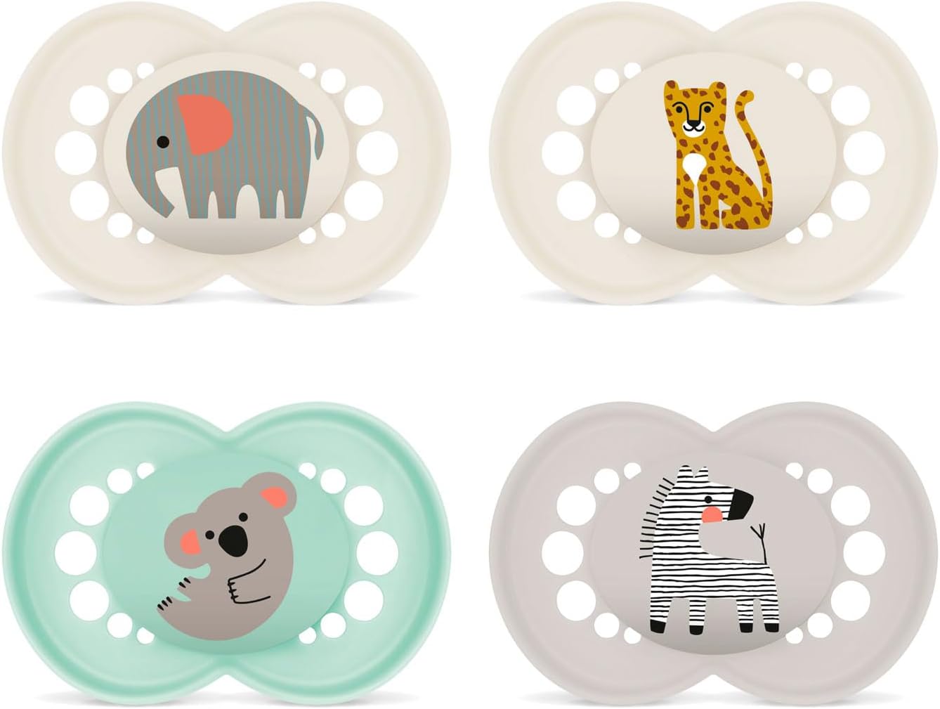 MAM Original silicone pacifier, 4-pack, 16m+