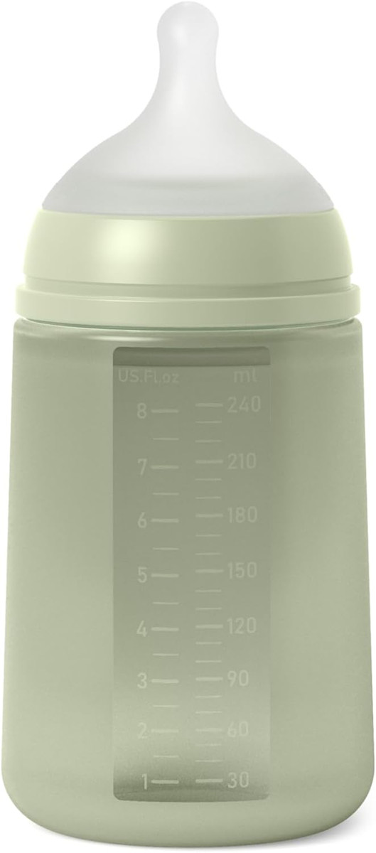SUAVINEX SelectionSilicone bottle 240 ml with symmetrical teat SX PRO Anti-Colicage 3 months +BPA and BPS