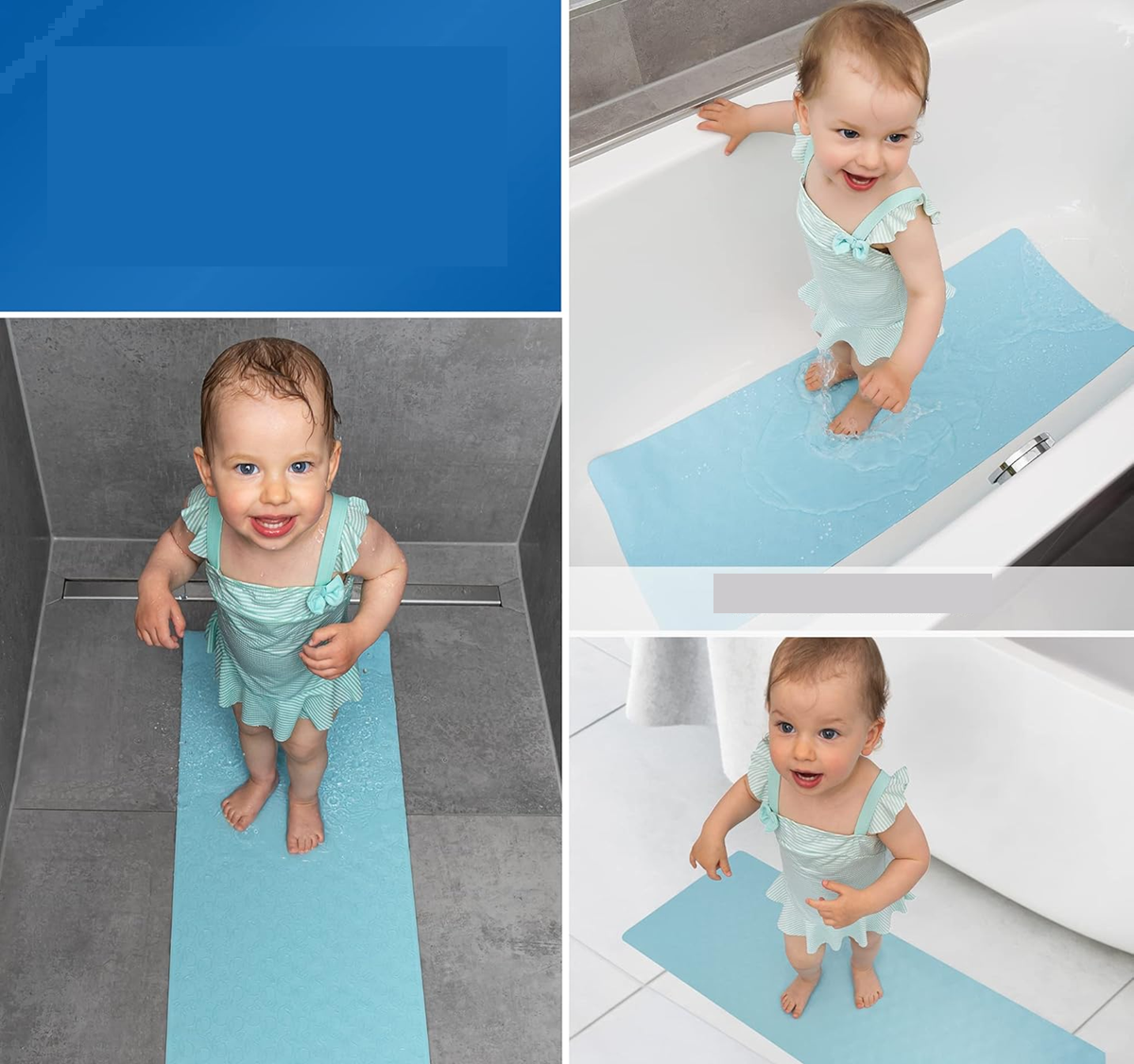 REER MyHappyBath XXL protišmyková podložka do vane a sprchy 36x97 cm