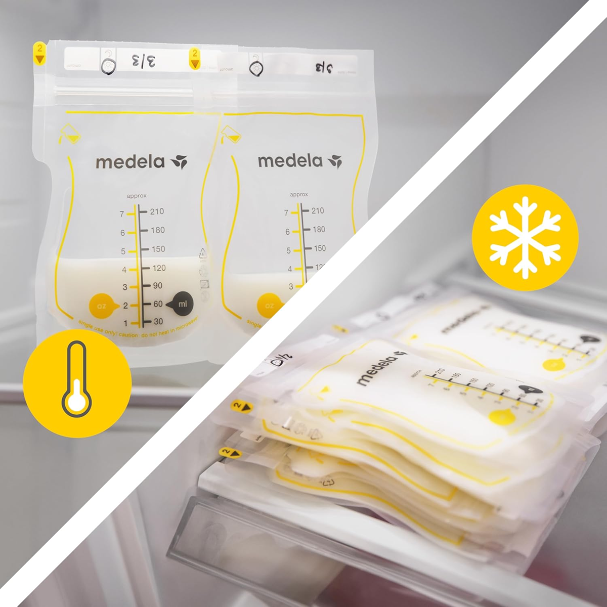 MEDELA Σακουλάκια αποθήκευσης μητρικού γάλακτος Easy Pour 50 τεμ.