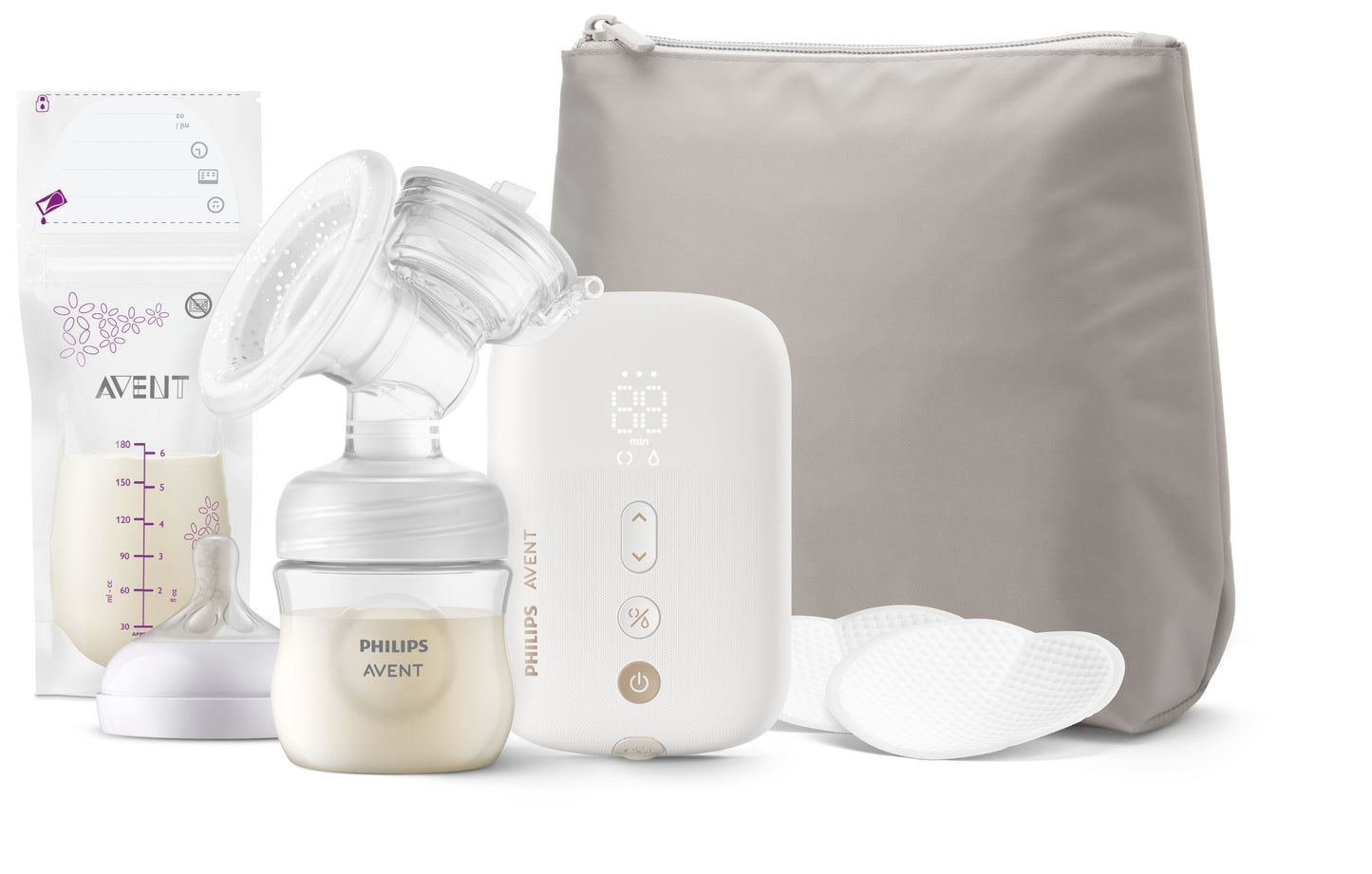 PHILIPS AVENT SCF396/31 pompă de sân electrică cu accesorii