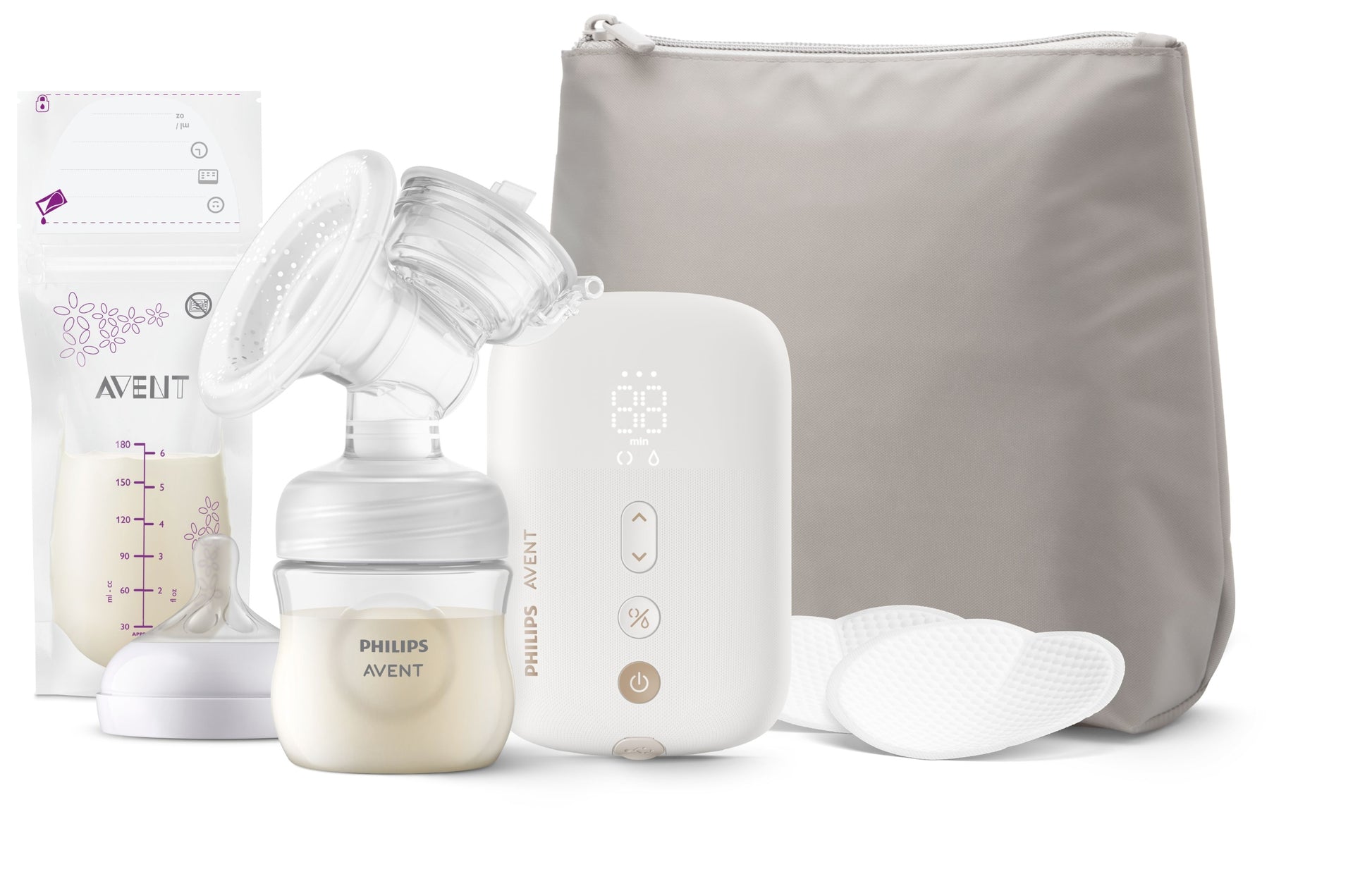 PHILIPS AVENT SCF396/31 pompă de sân electrică cu accesorii