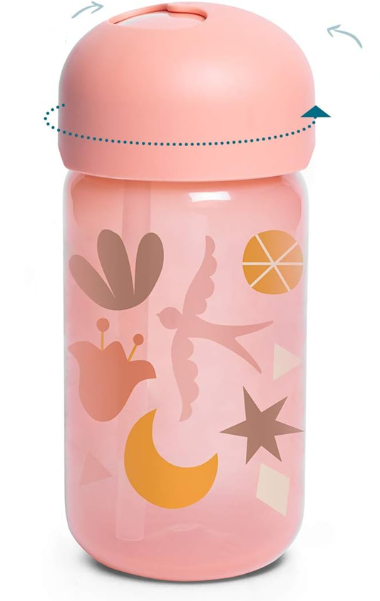 SUAVINEX Straw Trainer Cup kubek niekapek ze słomką 340 ml 18 m+
